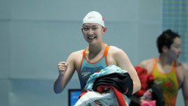 Çinli yüzücü Li Bingcie dünya rekorunu kırdı