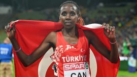 Milli atlet Yasemin Can İspanya’da birinci oldu