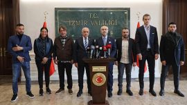 TFF Başkanı Mehmet Büyükekşi’den İzmir Valisi Yavuz Selim Köşger’e ziyaret